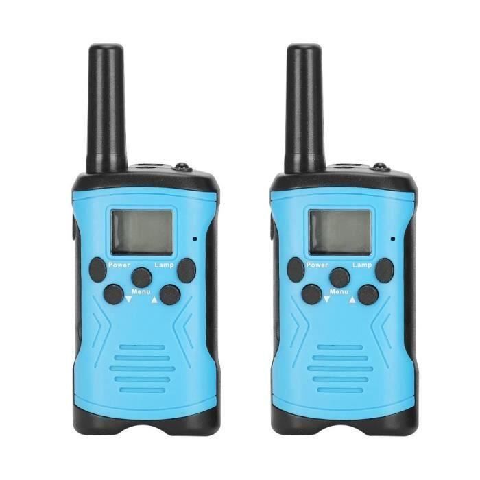 Set de 2PCS Talkie-Walkie Pour Enfant T50 3KM Bleu LBQ39