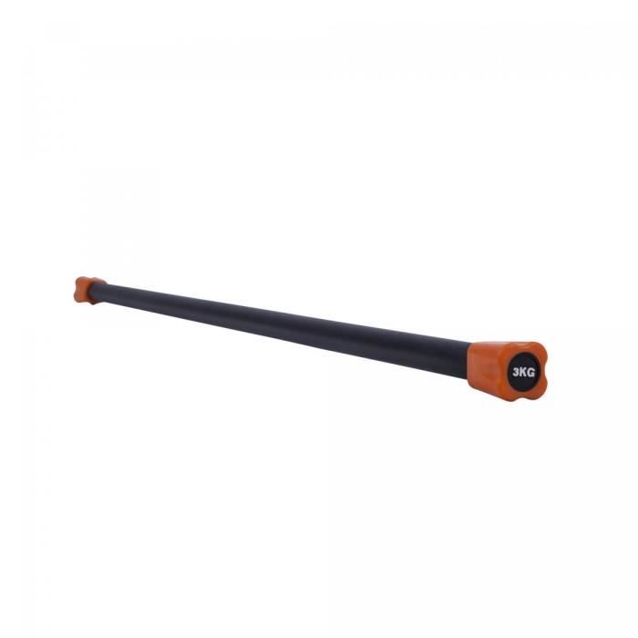 Gorilla Sports - Barre d´aerobic longue de 120cm disponible de 1kg à 10kg - 3 KG