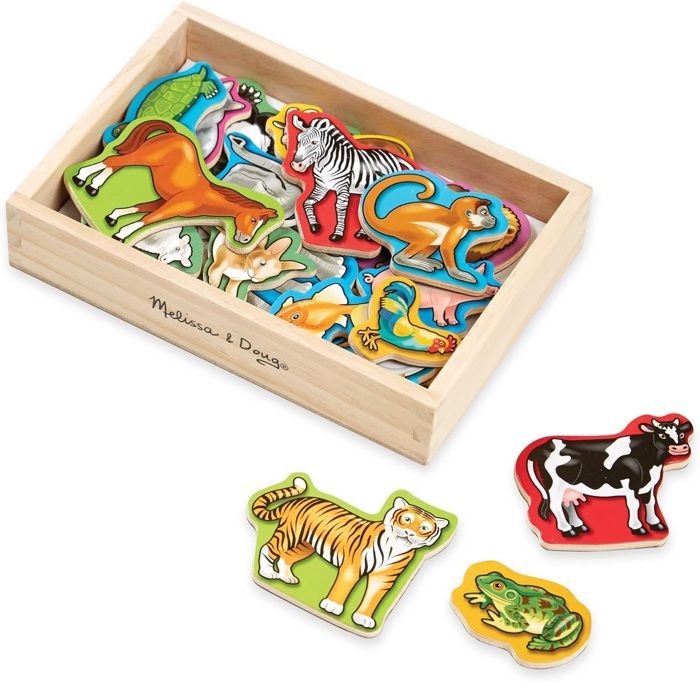MELISSA & DOUG 21 Aimants Animaux En Bois
