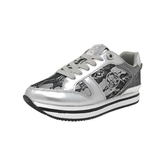 Guess Baskets Femme DAMEON4 Silver - Taille - 35