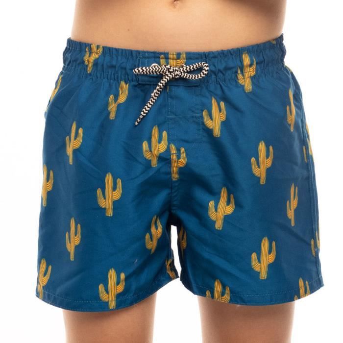 Short de Bain Bleu Garçon Sun Project Cactus