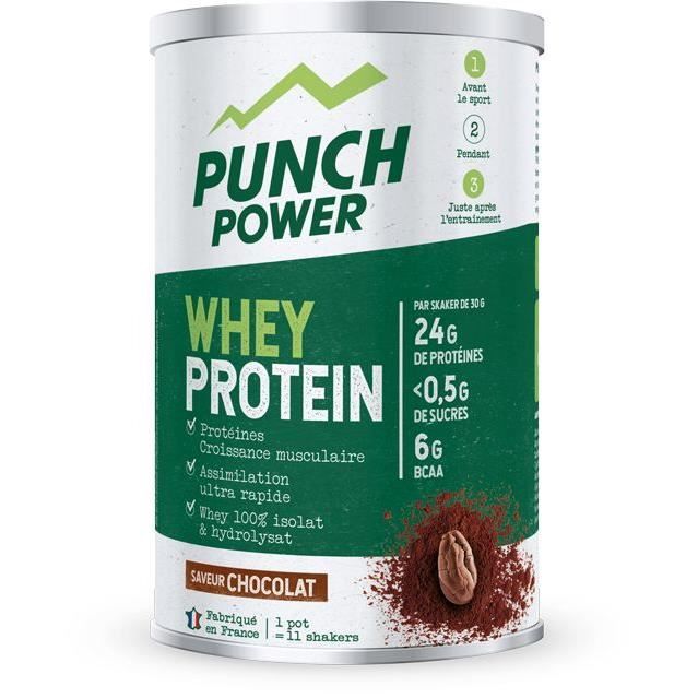 PUNCH POWER Whey Protein Chocolat - Pot 350 g