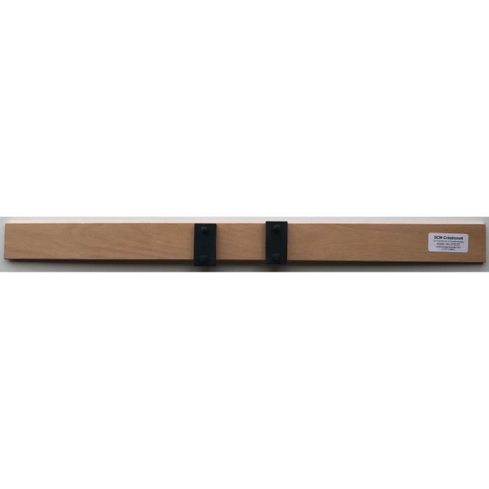 Latte 67,6 cm (676mm) largeur 53 mm épaisseur 8 mm 7 plis avec 2 Embouts pour clic clac bz sommier
