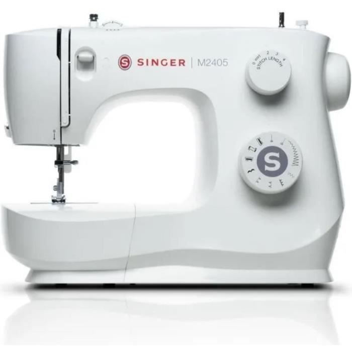 SINGER M2405 Machine à coudre - 8 programmes de points - 70W