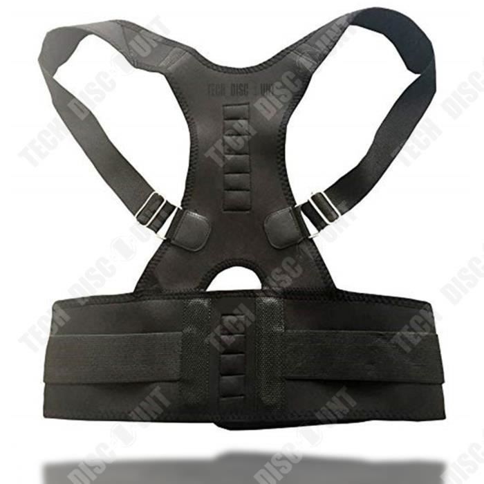 TD® Correcteur de Posture adulte sangle de maintien de taille magnétique matériel de plongée posture bossu ceinture de correction co