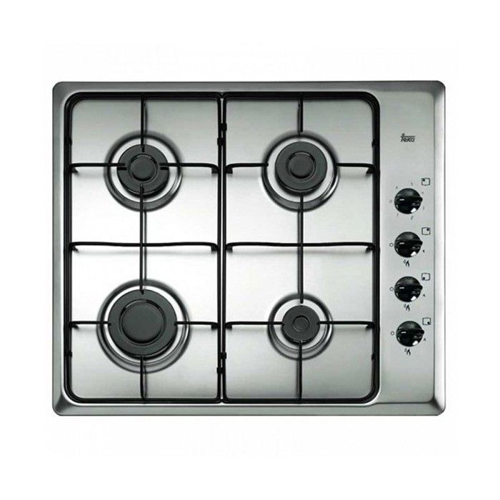 Plaque au gaz Teka HLX60 4G 60 cm 60 cm Acier inoxydable Noir (4 Feux à gaz) 69,000000