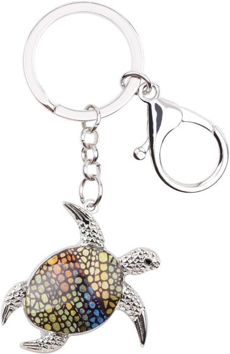24 Pendentifs Tortue En émail Coloré - Alliage, 6 Couleurs, Trou 1.8 Mm, Pour DIY Bijoux - 8