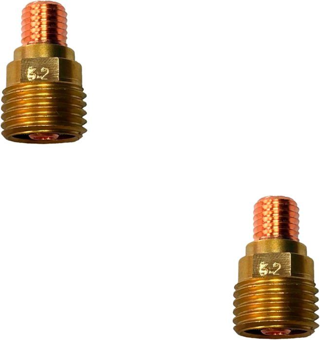 ELCAN 5 Diffuseurs Standard 10N32 De Diamètre Intérieur 2,4mm Pour Torche TIG Série WP 17 18 Et 26. Consommables Et Accessoires Professionnels Pour Le Soudage Au Torche TIG