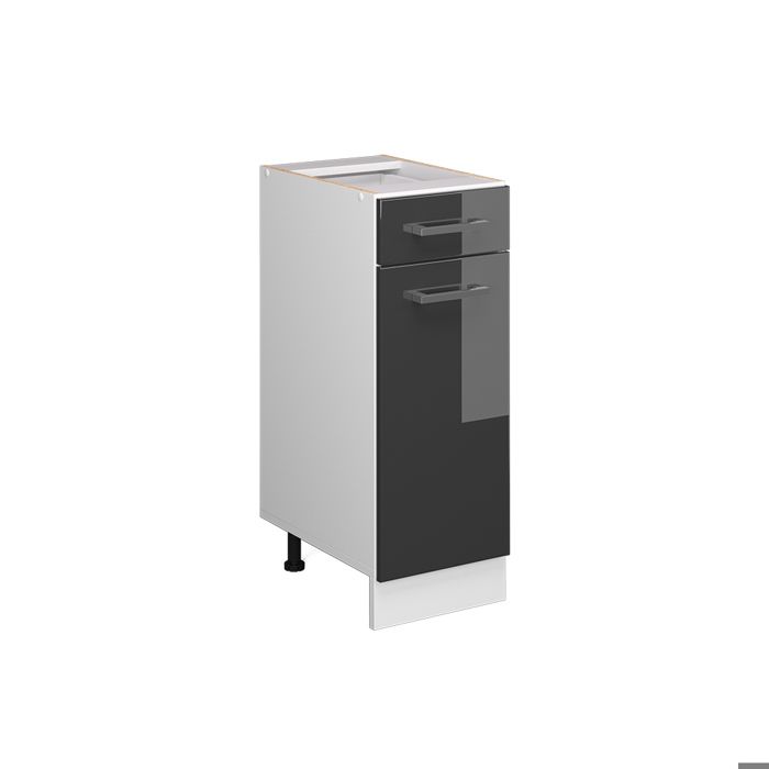 Vicco Façade de lave-vaisselle "Fame-Line", Blanc campagne, 45cm , PT