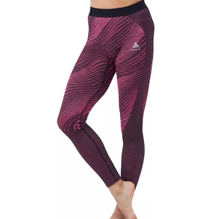 Legging Technique Noir/Rose Femme Odlo Blackcomb Eco Legging Technique Noir/Rose Femme Odlo Blackcomb Eco