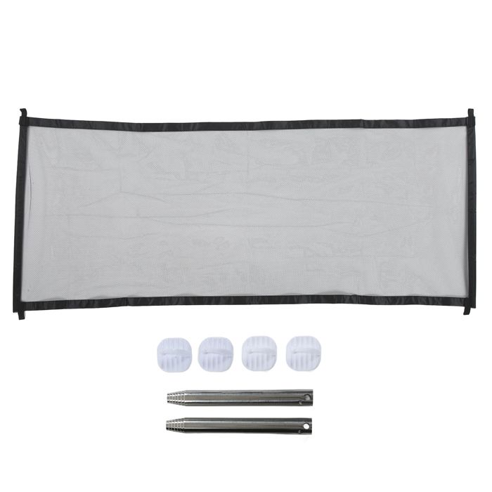 Comparer les prix de Barrière de sécurité pour animaux de compagnie, barrière de protection en maille pour escaliers, portes, couloirs, rampes,