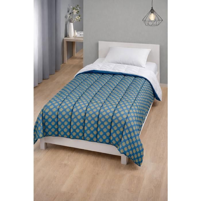 Couette légère D-tox / Non tissé blanc - 1 personne 140 x 200 - Spécial été - MORTREUX