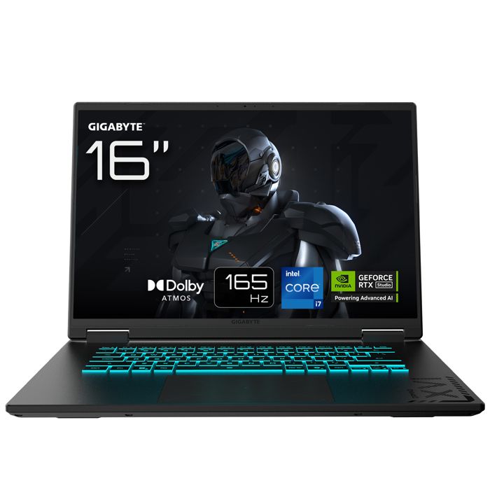 GIGABYTE Gaming A16 Ordinateur Portable 16 165Hz WQXGA Intel Core i7 RTX 5060 DDR5 1xSSD Gen4 Dos Garantie Dolby Atmos Gaming A16 CVHI3ES894SD Neuf