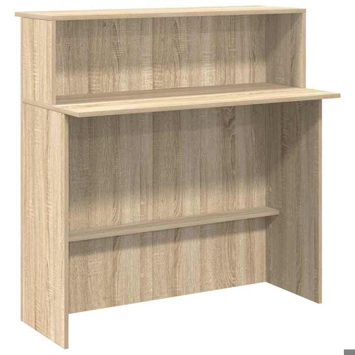 MGH - NEUF Bureau à domicile Table de travail réception chêne sonoma 100x50x1035 cm bois dingénierie ll149