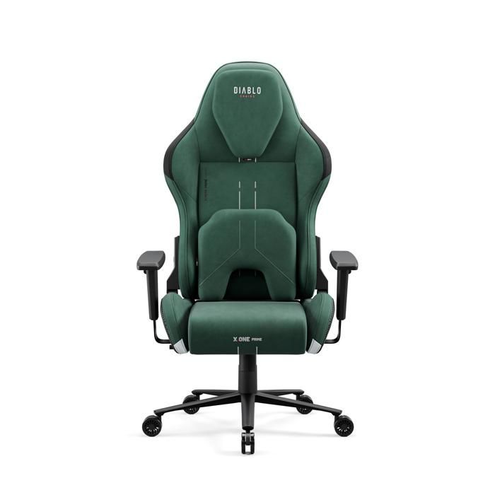 Chaise Gaming Diablo X.One Prime avec Refroidissement Taille Normale Vert Forêt