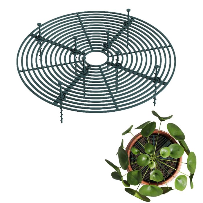 Sécurité Enfants pour Plantes d'intérieur, 2 pcs, pour Pots de Fleurs jusqu'à 20 cm, en Noir, en Nylon, Filet de Protection des Plantes sécurité bébé Contre la Terre, Les Engrais