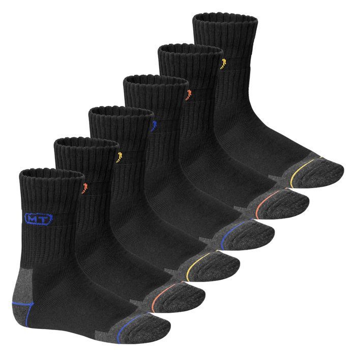 Chaussettes de travail et de loisirs - MT - Chaussettes pour homme - (6 paires) - Mix Chaussettes de travail et de loisirs - MT - Chaussettes pour homme - (6 paires) - Mix