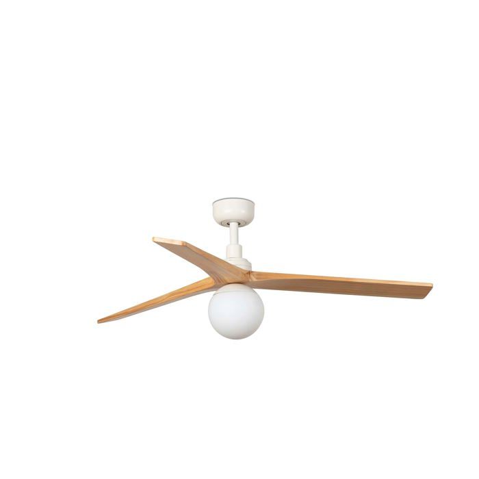 KLIM M Ventilateur blanc/pin E27 FSC - Far