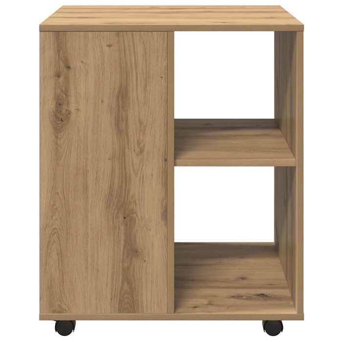 Remise 2026®Brun - Armoire roulante - grand stockage - armoire de bureau roulante - chêne artisanal - 60x53x72cm - Bois dingénie
