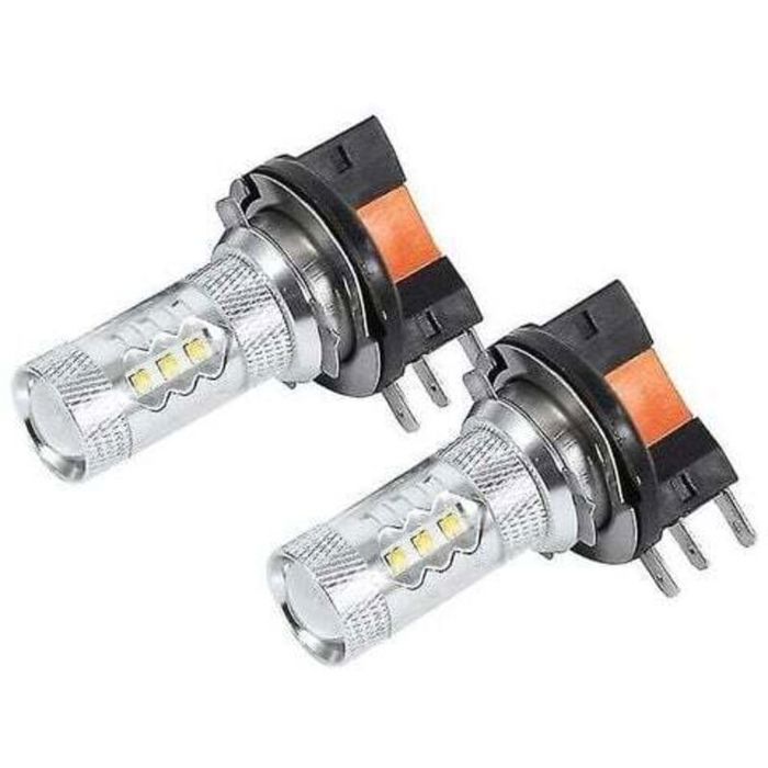 Ampoule LED H15 80W blanche pour phare de voiture