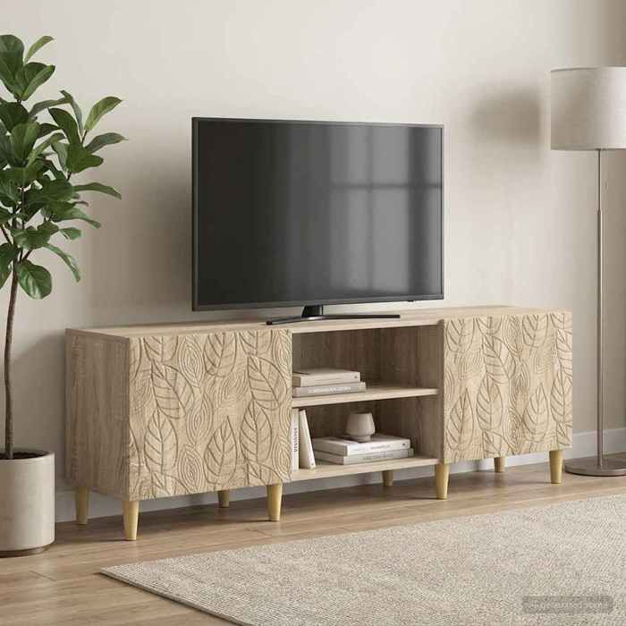 vidaXL Meuble TV 150 x 31 x 50 cm Chêne Sonoma Bois dingénierie 895147
