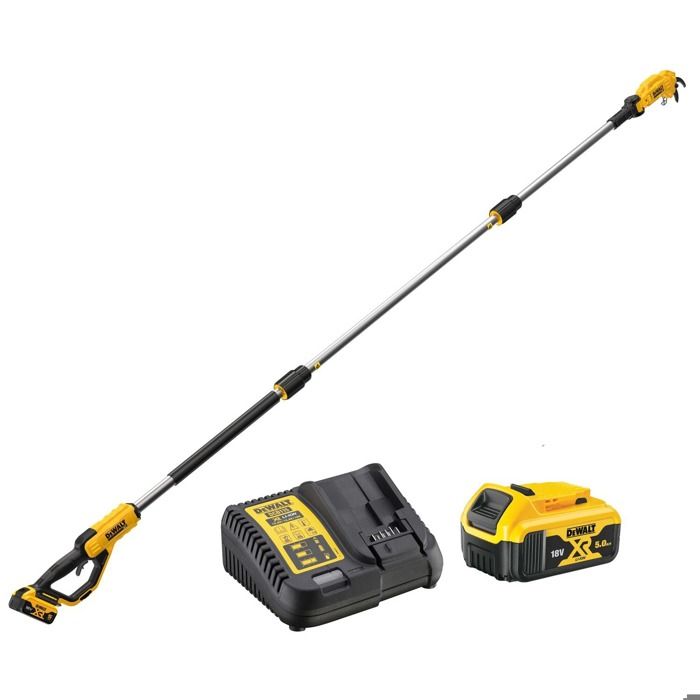 DEWALT DCMPP569P1 QW 18V XR Sécateur sur perche avec batterie 5.0Ah et chargeur - vue 2