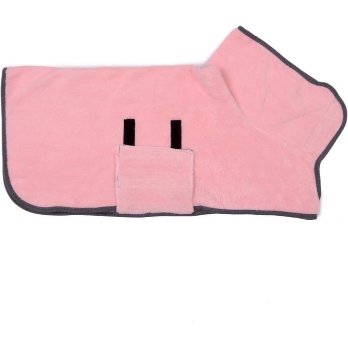 Peignoir Séchant Chien Chat en Microfibre Absorbant et Séchage Rapide Serviette de Bain pour Animaux
