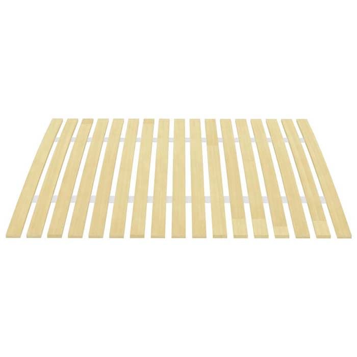 Latte de Rechange pour Sommier avec 17 Lattes 100x200 cm en bois massif avec format pliable et structure stable pour Chambre 761030