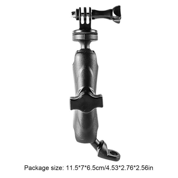 Support Métallique Pour Caméra De Vélo – Fixation Sur Guidon, Ventouse 90 Mm, Boule 25 Mm – Pour GoPro Et Smartphones