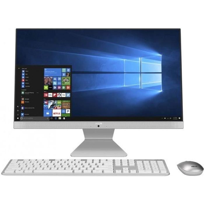 Vente Ordinateur de bureau ASUS Ordinateur tout-en-un Asus Vivo AiO V241FAK-WA071T - Core i3 i3-8145U - 8 Go - 1 To HDD - 256 Go SSD pas cher Vente Ordinateur de bureau ASUS Ordinateur tout-en-un Asus Vivo AiO V241FAK-WA071T - Core i3 i3-8145U - 8 Go - 1 To HDD - 256 Go SSD pas cher