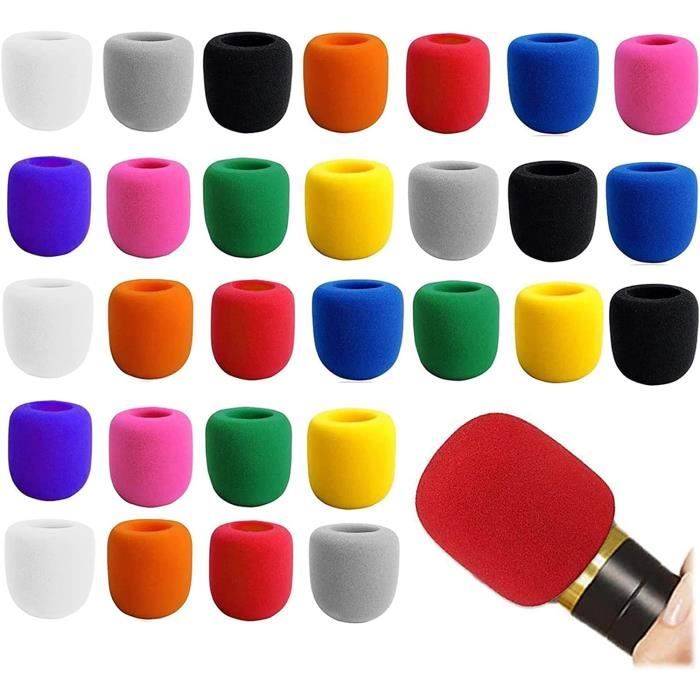 20 Bonnettes En Mousse Pour Micro - Anti-bruit Et Protection