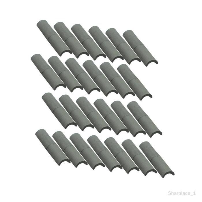 Tuiles Miniatures Pour Maison De Poupée - Lot De 30 - Bricolage Maquette Réaliste - Accessoire Décoratif Réutilisable