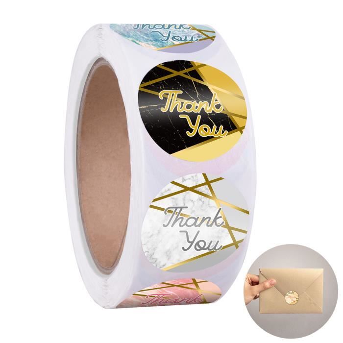 Lot 96x Adhesive Sticker Scrapbooking DIY Thanks You Thank You Merci