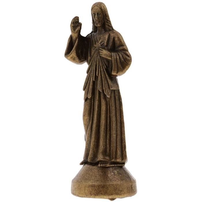 Statue Jésus Miséricordieux hauteur 22 cm résine bronze | eBay
