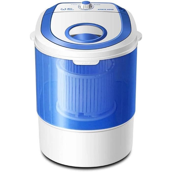 Machine à Laver Portable GOPLUS 4.5kg - Double Cuve (Lavage 3.5kg + Essorage 1kg), Pompe Vidange, Mini Lave-linge Appartement/VR