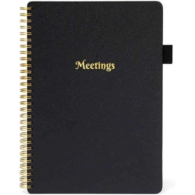 Mon carnet de réunion - 14,5 x 20,5 cm - 192 pages - Carnet planner -  Creavea