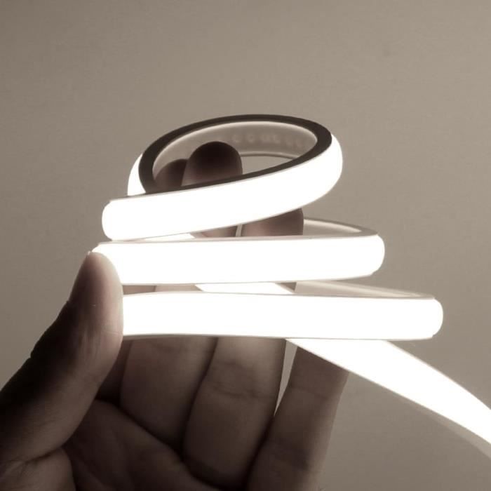 Bande LED COB 5m 220V - 288 LEDs/m - IP65 Étanche - Blanc Chaud 3000K