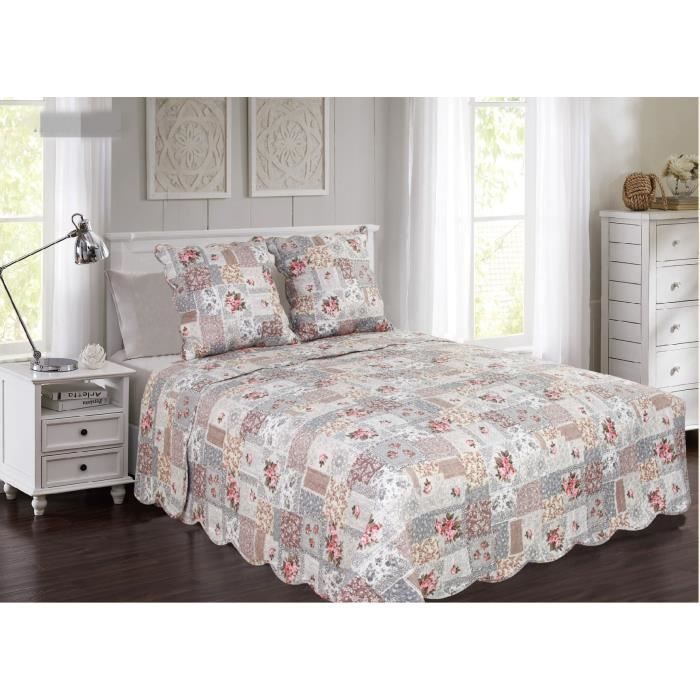 Trois Merchandising wagon couvre lit boutis blanc coton Frugal Ailes arrivée