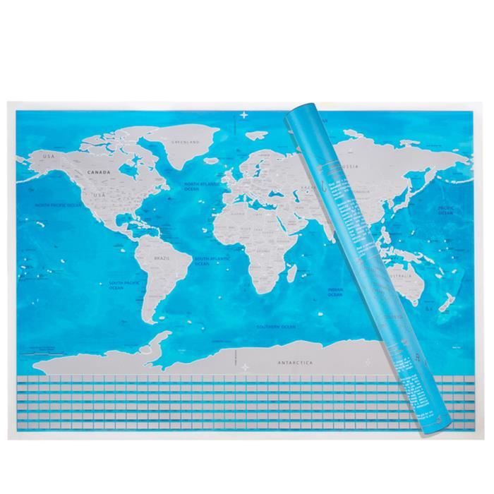 Cenblue Scratch Le Monde Carte Du Monde à Gratter Scrape Off World Map Grattez Les Endroits Que Vous Avez Visité 825x595cm