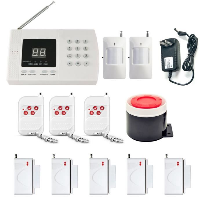 Kit alarme maison ,kit Simulateur de présence téléphonique