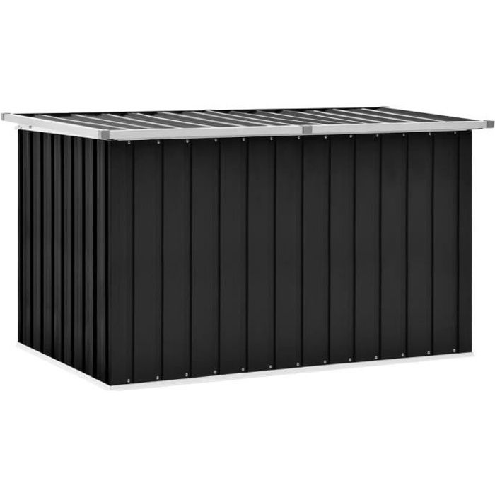 Magnifique -Malle de rangement - Coffre de rangement de jardin Coffre Dextérieur Anthracite 149x99x93 cm