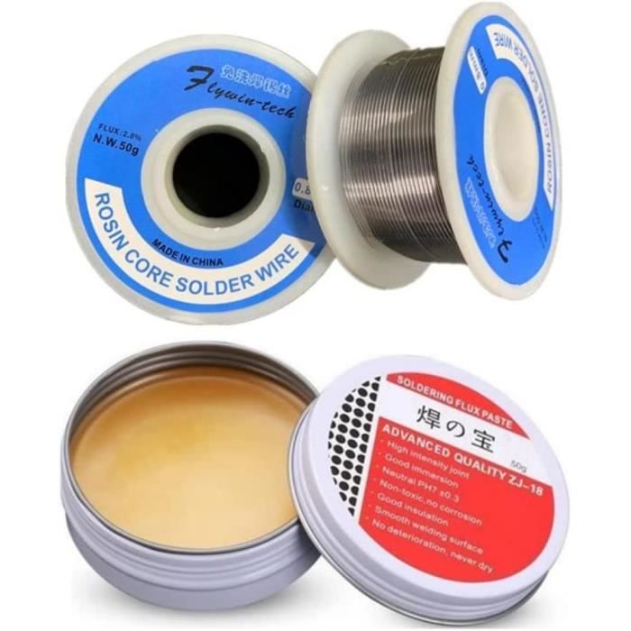 Amerway No Clean Solder Wire - Sn99.3Cu0.7 NCCW2.2, .032" Diameter, 1 Lb Spool, Lead-Free