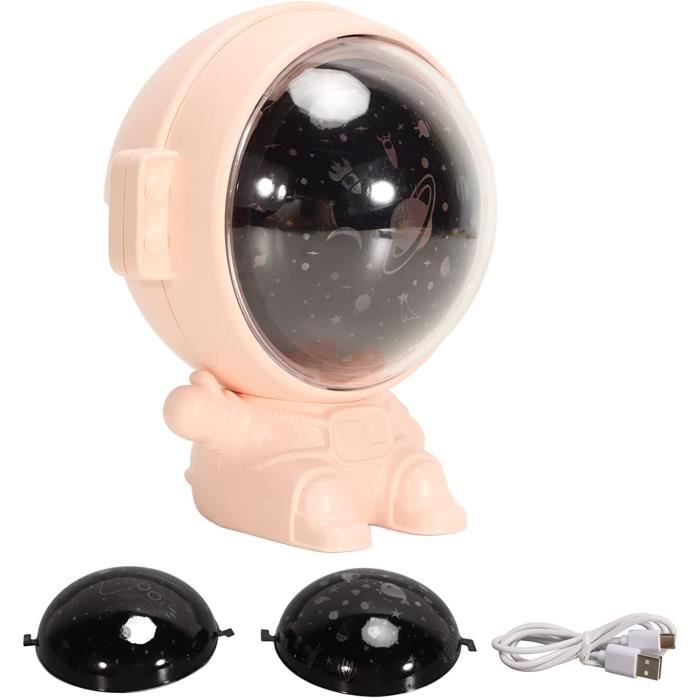Lampe Projection Lune Terre 3D – Rechargeable USB, Rotation 360° | Veilleuse, Décoration Intérieur, Fond Selfie