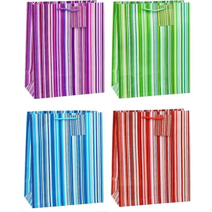 Gcardist Lot de 60 sacs en papier cadeau - 32 x 25 x 11 cm - Grand sac Gcardist Lot de 60 sacs en papier cadeau - 32 x 25 x 11 cm - Grand sac