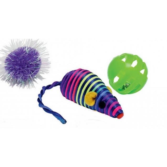 Lot De 3 Jouet Pour Chat Pompon Souris Et Balle Verte Cdiscount Lot De 3 Jouet Pour Chat Pompon Souris Et Balle Verte Cdiscount