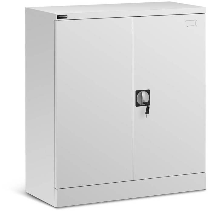 Armoire Vestiaire Métallique Fromm & Starck STAR_MCAB_08 - Casier Acier Industriel Gris 185cm