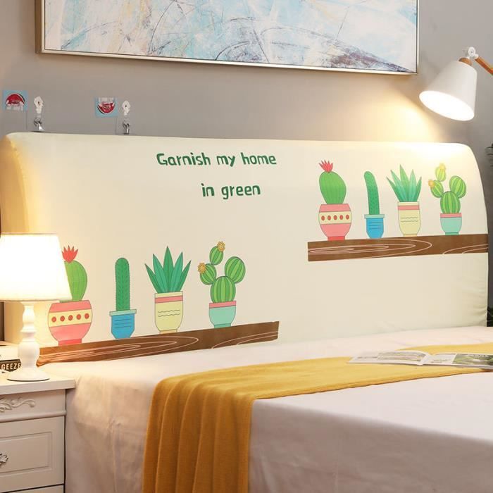 Housse TV Anti-Poussière Motif Plante - Tissu Polyester, Semi-Enveloppante, Pour Écrans 32-75 Pouces