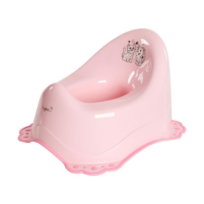 Luppee Pot Enfant Avec Zones Antiderapantes Wc Pour Enfant Toilette Bebe Pot Pour Bebe Chien Et Chat Rose Cdiscount Puericulture Eveil Bebe