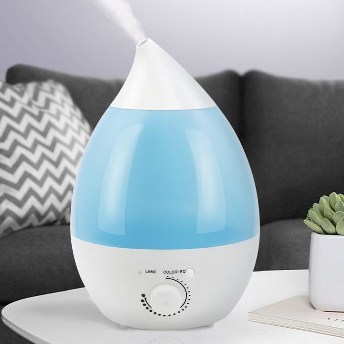2 4 L Ultrasonic Humidificateur D Air Pour Bebe Ambiance Maison Avec Filtre Silencieux Lumieres Colorees Cdiscount Bricolage