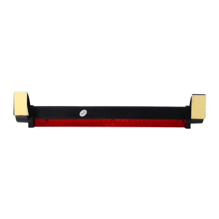 Aramox Feu de freinage à LED, Universel Rouge 24 LED Voiture Haut troisième 3ème feu Stop feu arrière Lampe 12V
